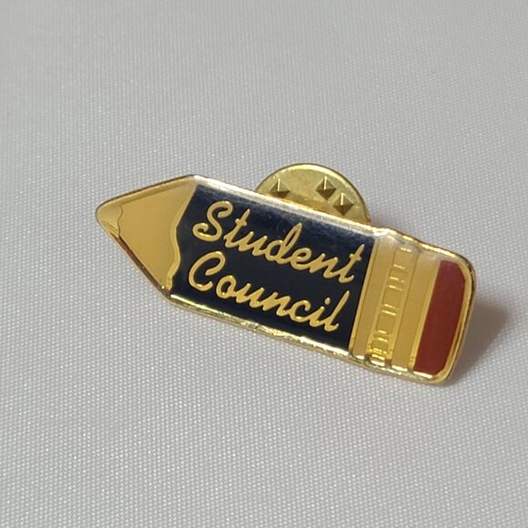 Vintage Anderson's It's Elementary Signed Student Council Pencil Lapel Pin - Picture 6 of 6